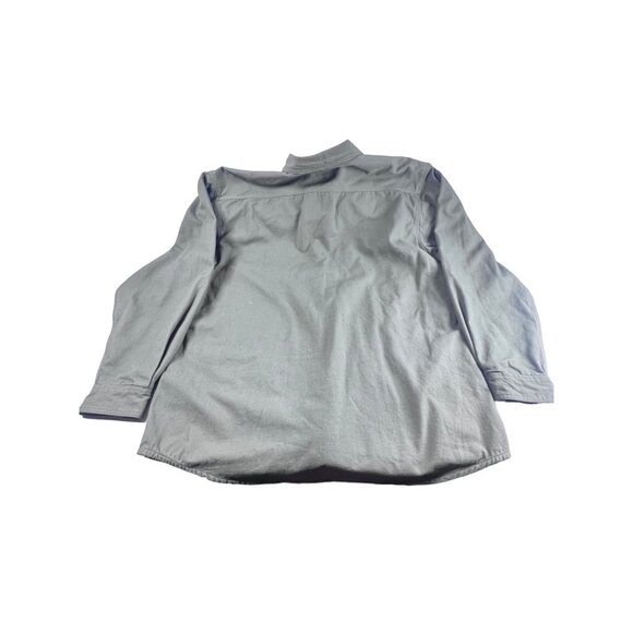 VTG Carhartt XL TALL Heavyweight Lined Button Shirt Jacket Green - Picture 6 of 6